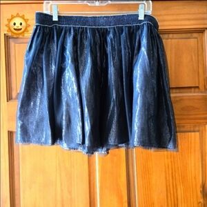 DECREE BLACK SPARKLE CIRCLE SKIRT XL